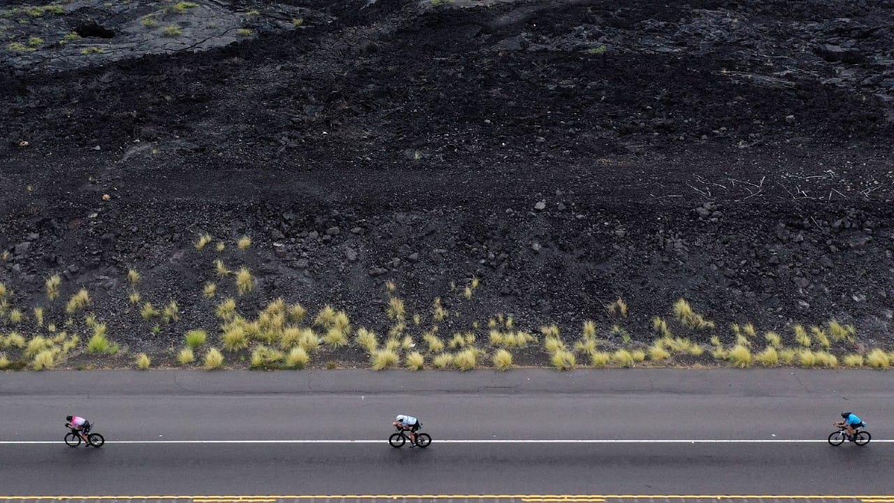 IRONMAN World Championships 2024 Kona lava fields bike