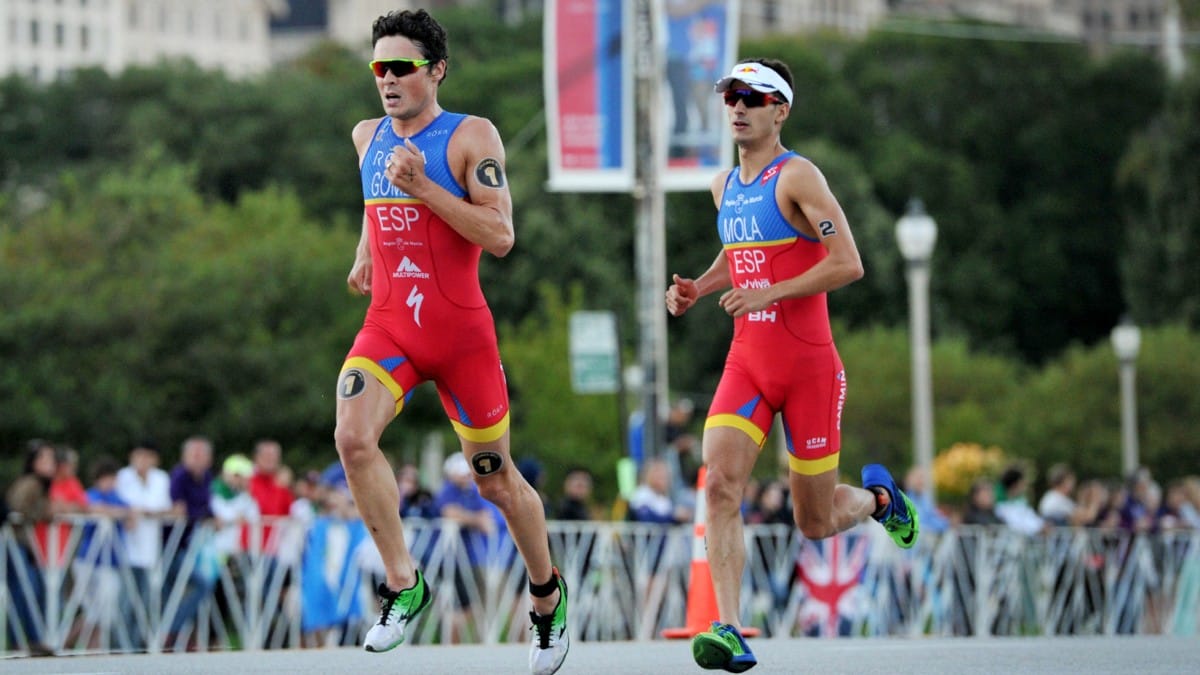 Javier Gomez Mario Mola Spanish Triathletes