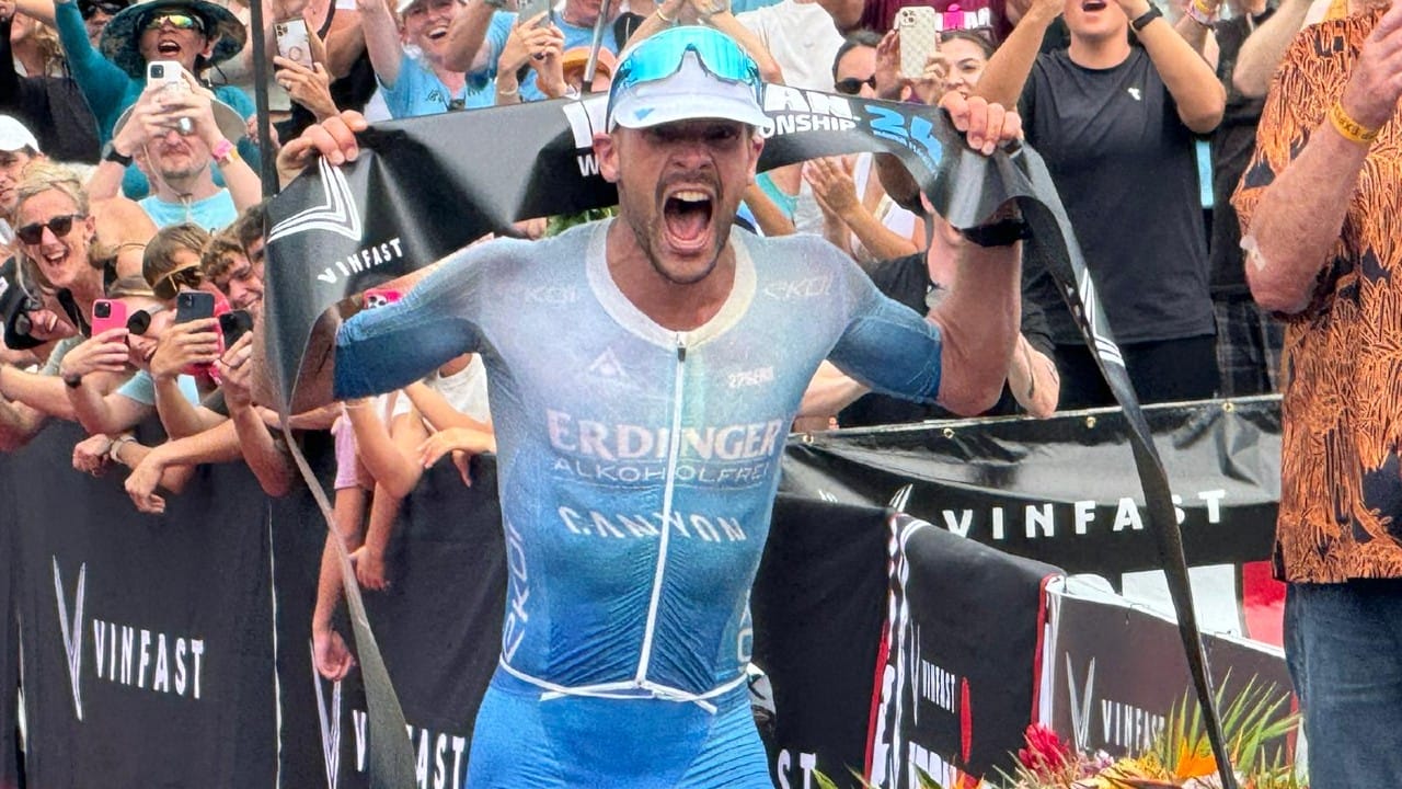 Patrick Lange IRONMAN 2024 World Championship Kona Finish