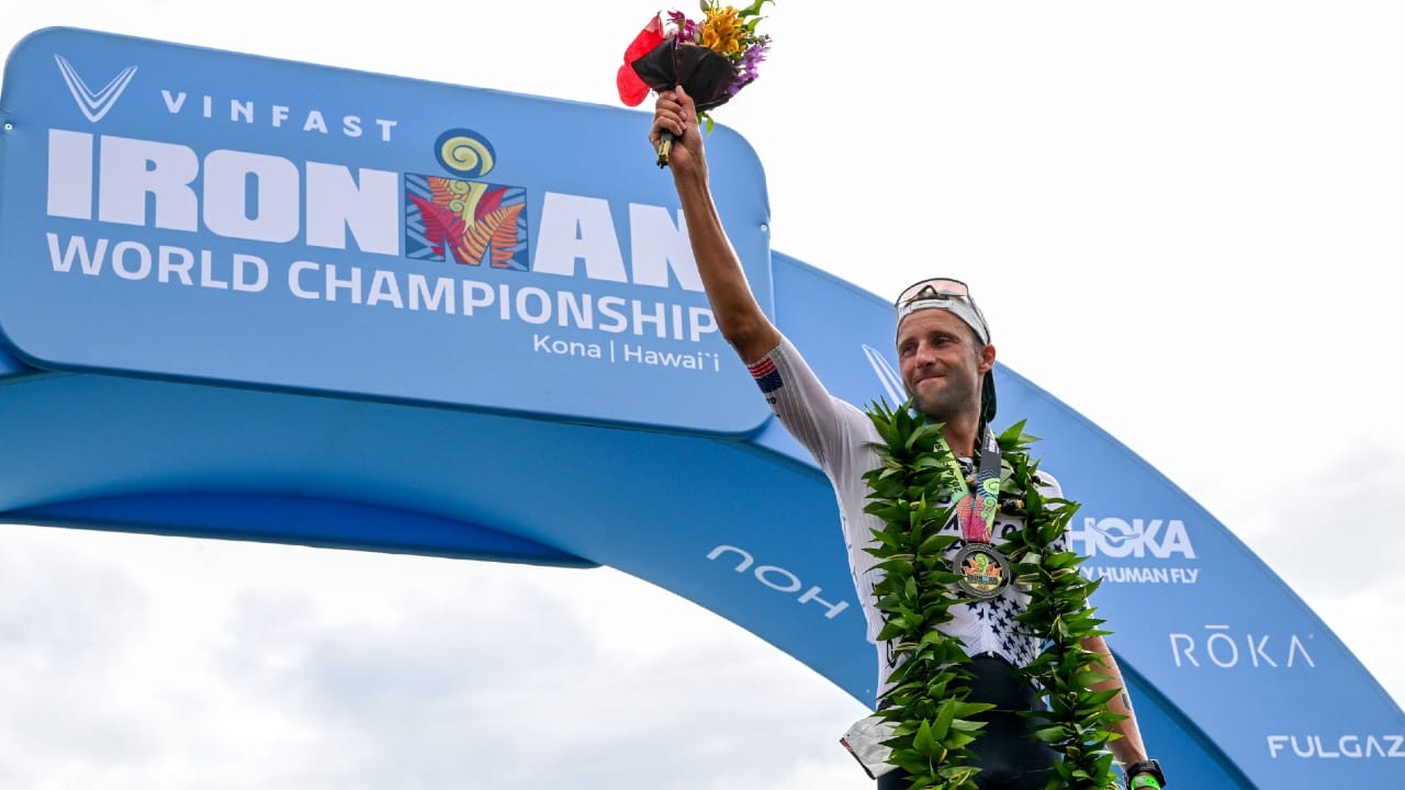 Rudy von Berg IRONMAN Kona World Championship 2024 Podium