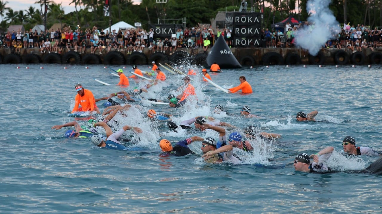 swim start IRONMAN World Championship Kona 2024 photo credit Tony Svensson IRONMAN