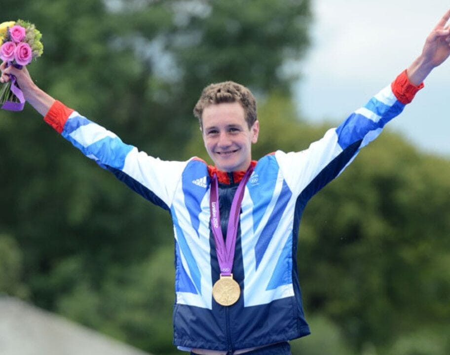 Alistair Brownlee Olympics Triathlon London 2012 Podium Gold