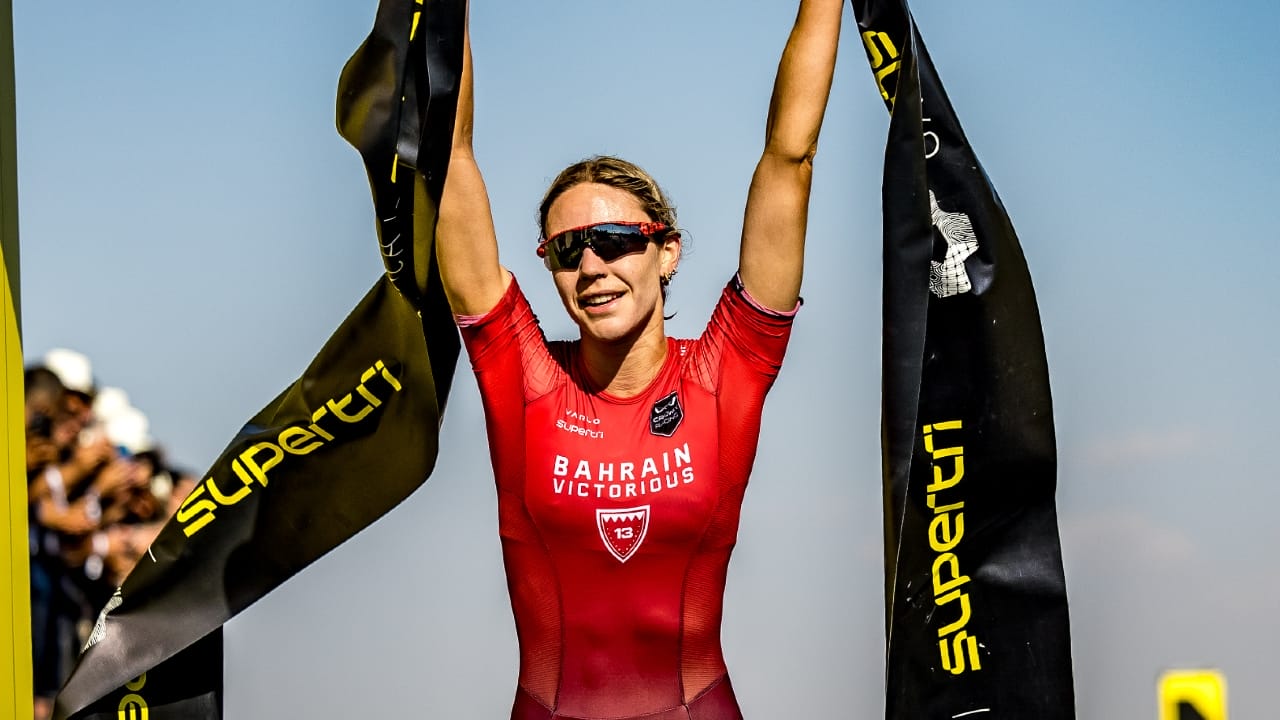 Cassandre Beaugrand supertri Neom 2024 win Photo credit: Darren Wheeler | supertri