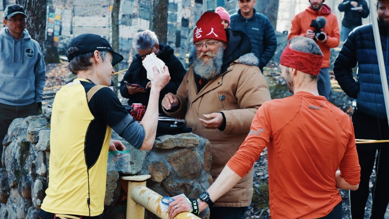 John Kelly Damian Hall Barkley marathons 2023 loop three with Laz photo credit David Miller
