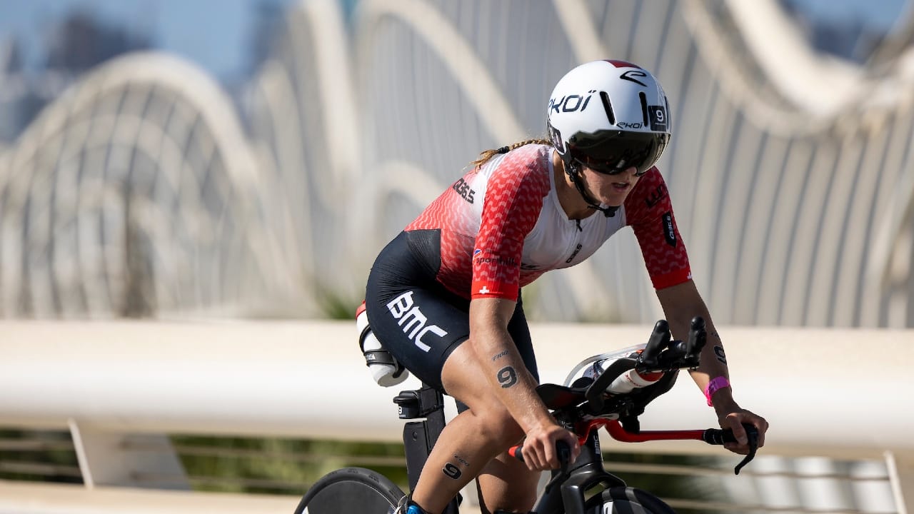 Julie Derron bike T100 Dubai 2024 photo credit PTO / T100