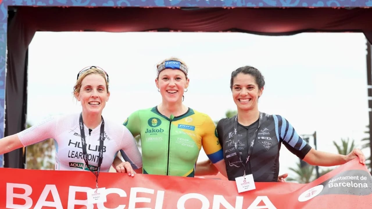 pohle learmonth curridori challenge barcelona 2024 women podium photo credit Challenge Family