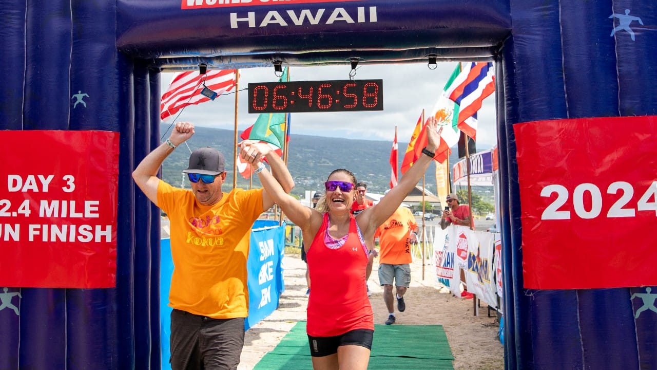 Ultraman 2024 Jen Annett Finish Line