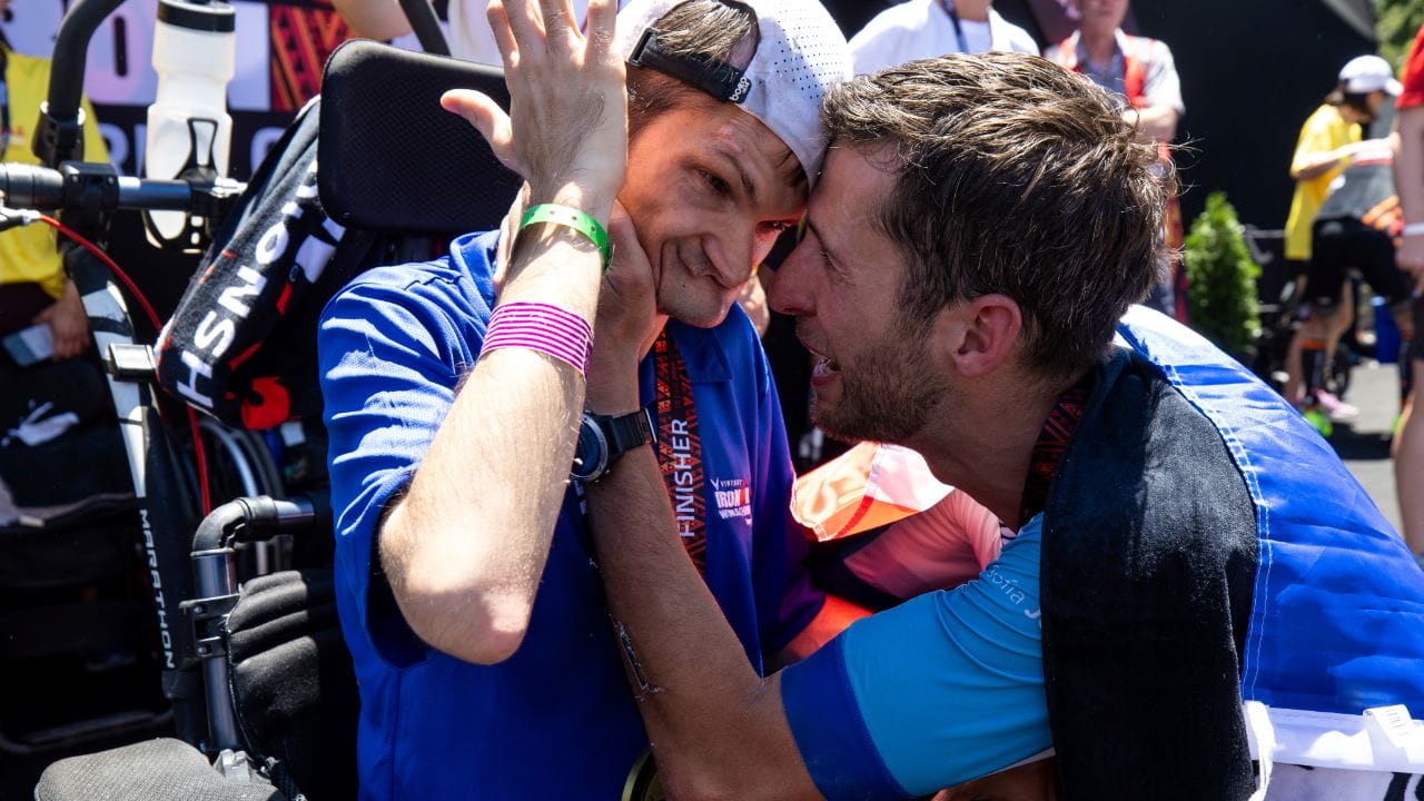 Valentin and Theophile Francavilla IRONMAN 70.3 Worlds