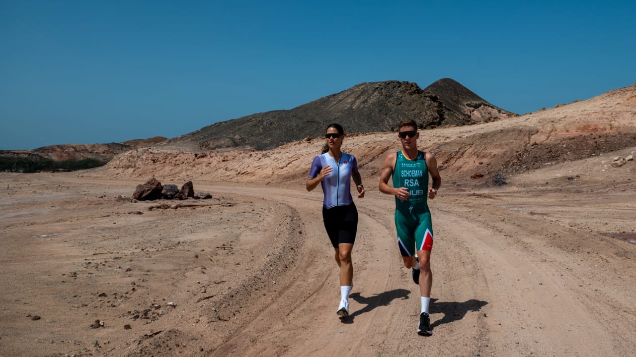 Challenge Sir Bani Yas triathletes