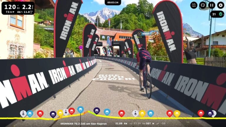 ROUVY route IRONMAN 70.3 Zell am See - Kaprun