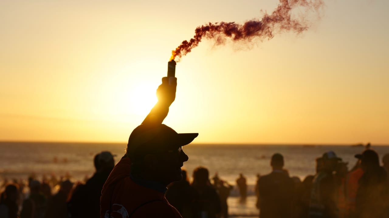 IRONMAN South Africa race start 2025