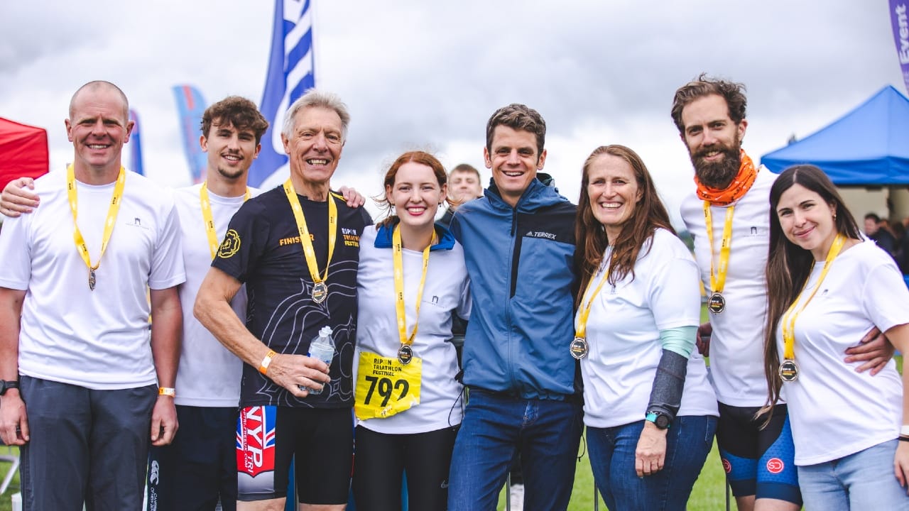 Jonny Brownlee at the Ripon Triathlon Festival in 2024