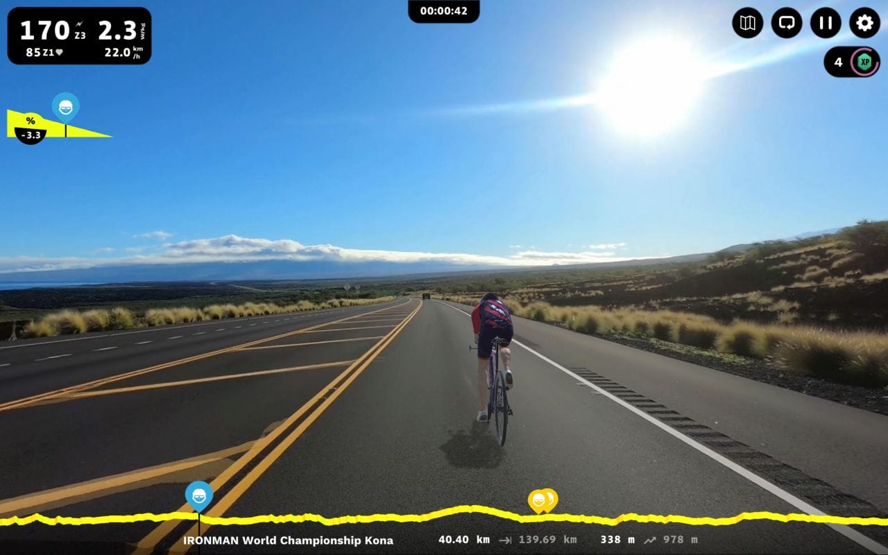 ROUVY IRONMAN Kona route