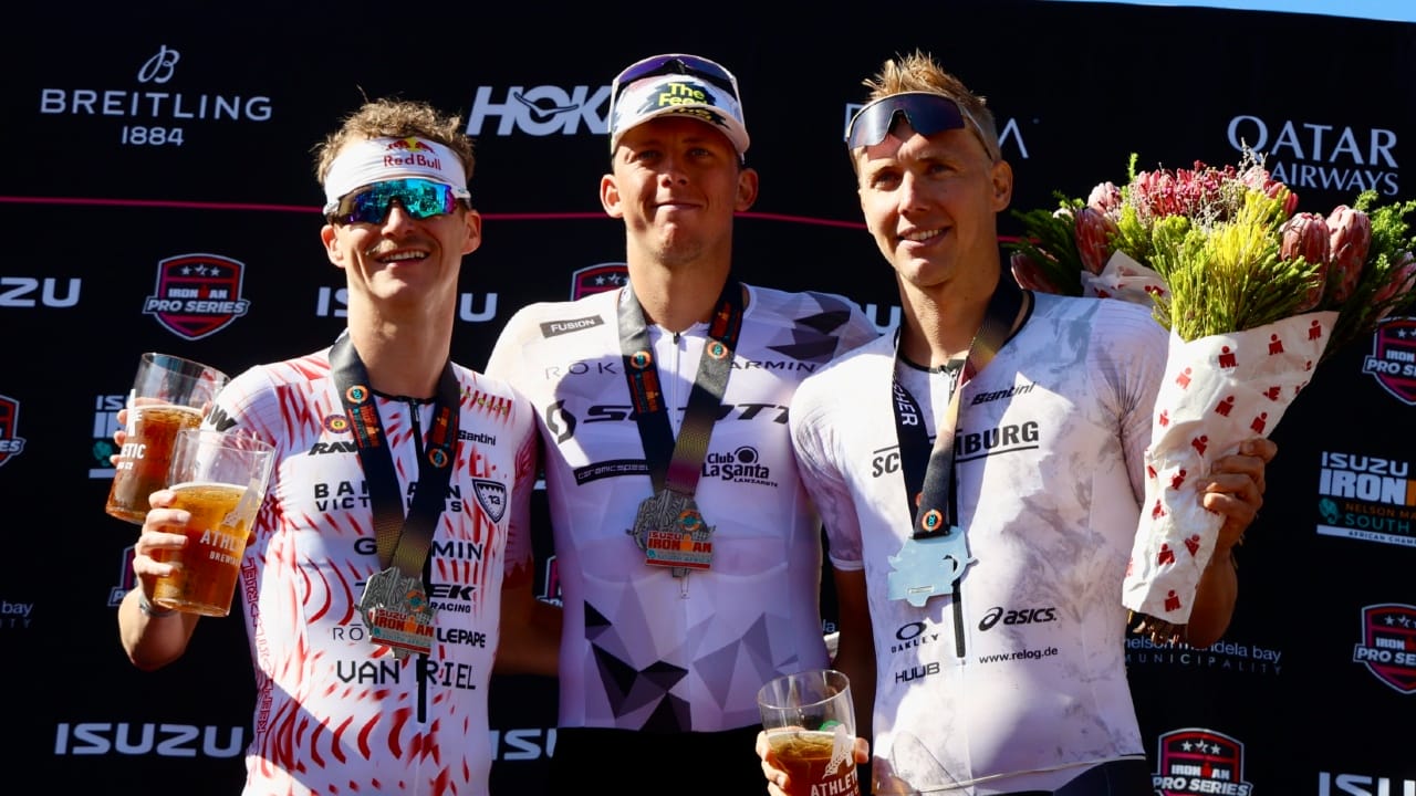 Magnus Ditlev Marten Van Riel Jonas Schomburg IRONMAN South Africa 2025