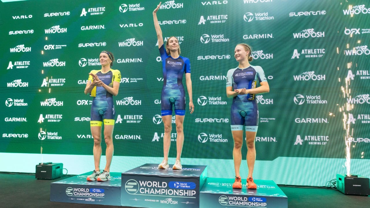 Cassandre Beaugrand Podium Supertri E World Championship 2025 London