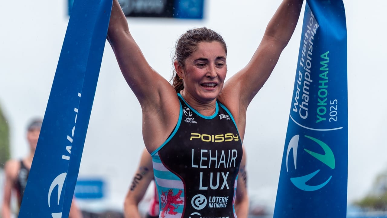Jeanne Lehair wins WTCS Yokohama 2025 photo credit World Triathlon
