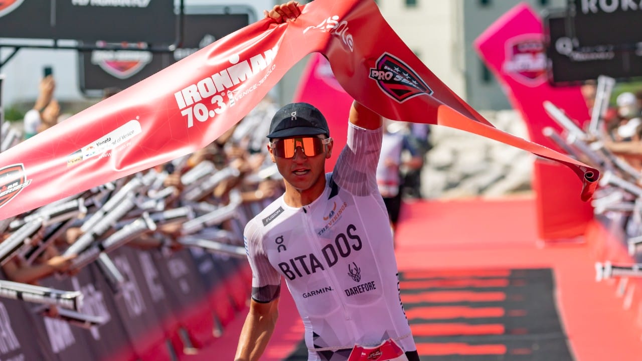 Panagiotis Bitados IRONMAN 70.3 Venice Jesolo 2025 Finish Line