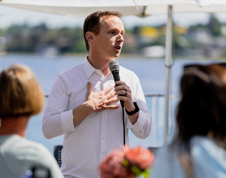 IRONMAN CEO Scott DeRue Women For Tri 2024