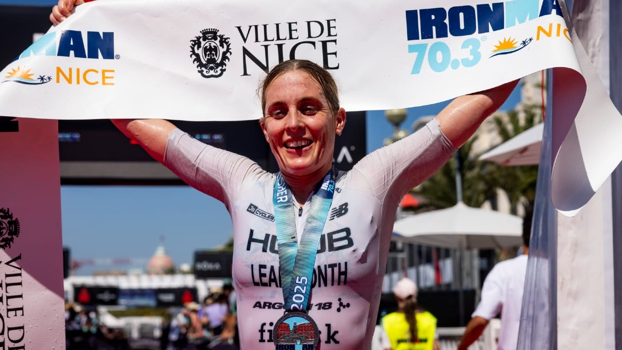 Jess Learmonth 703 Ironman Nice win 2025