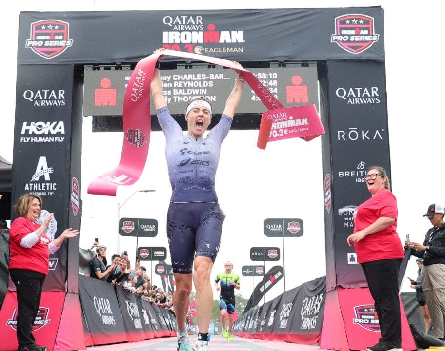Lucy Charles-Barclay IRONMAN 70.3 Eagleman 2025 Finish Line