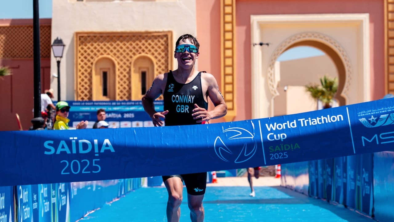 Oliver Conway World Triathlon Cuo win Saidia 2025