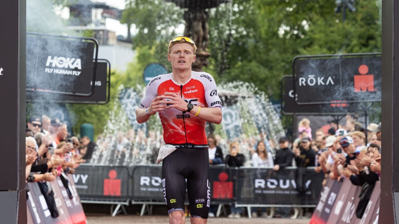 Sam Dickinson second place ironman 703 jonkoping 2025