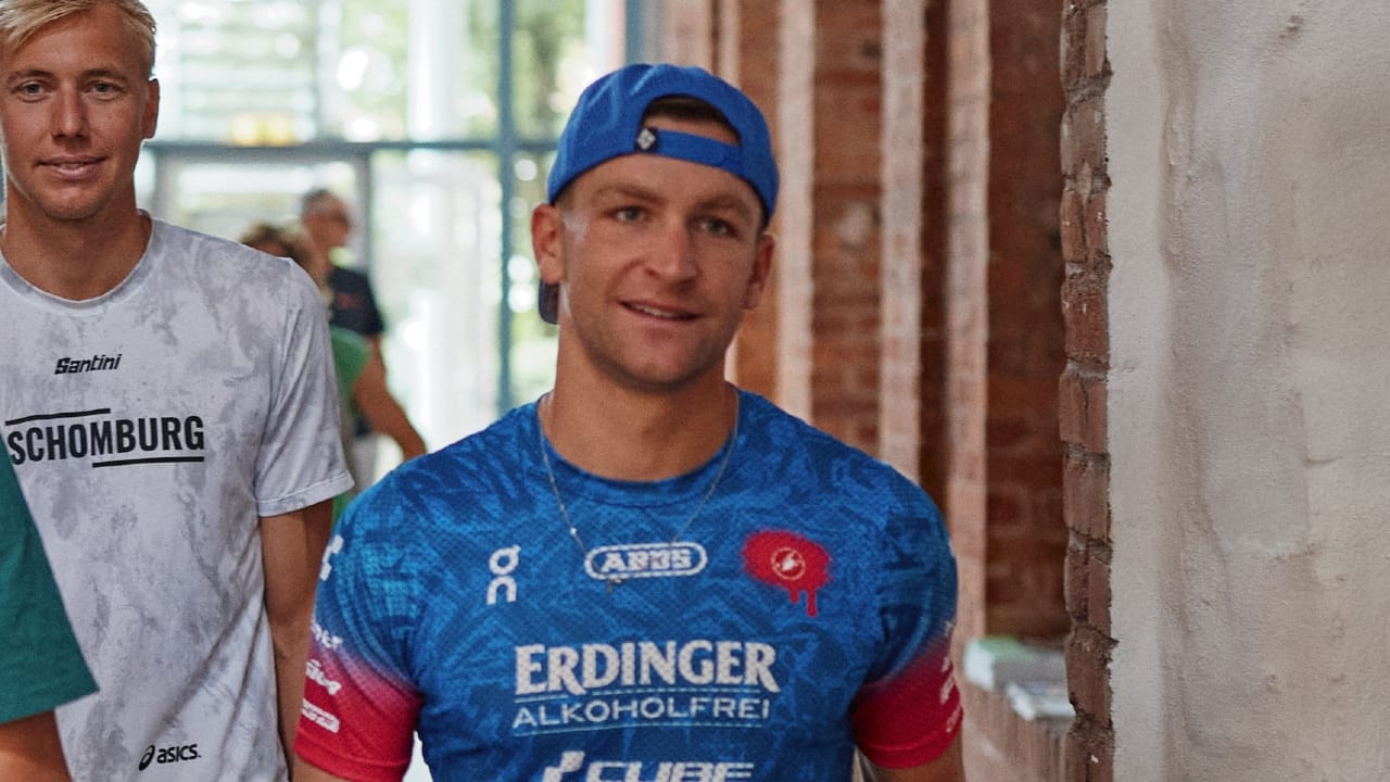 Frederic Funk media day Challenge Roth 2025