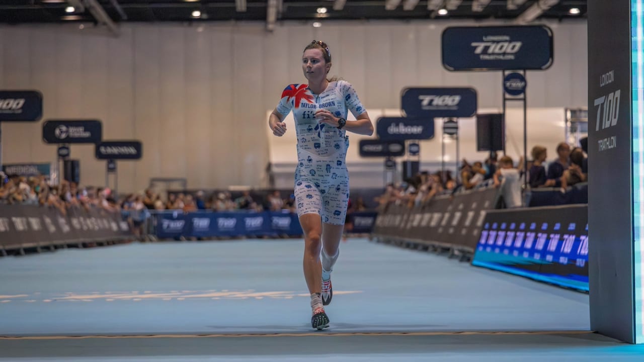 Georgia Taylor-Brown London T100 finish