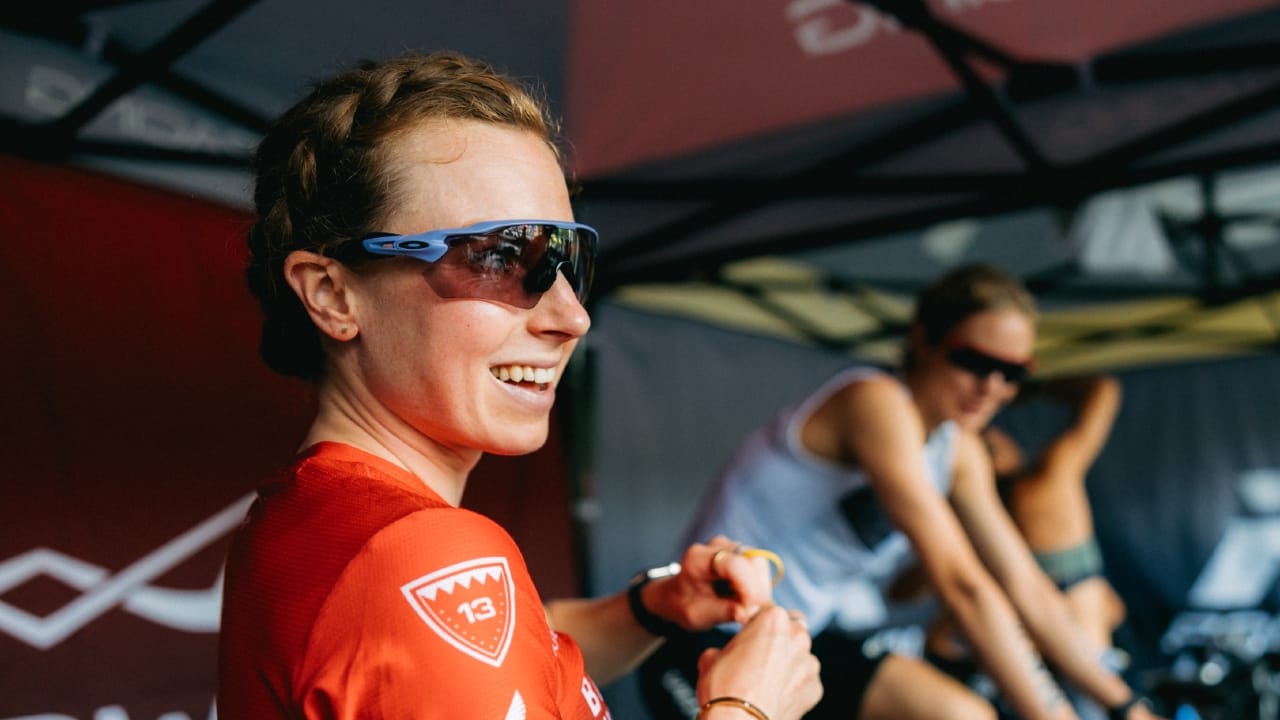 Georgia Taylor Brown smiles Supertri Toronto 2025