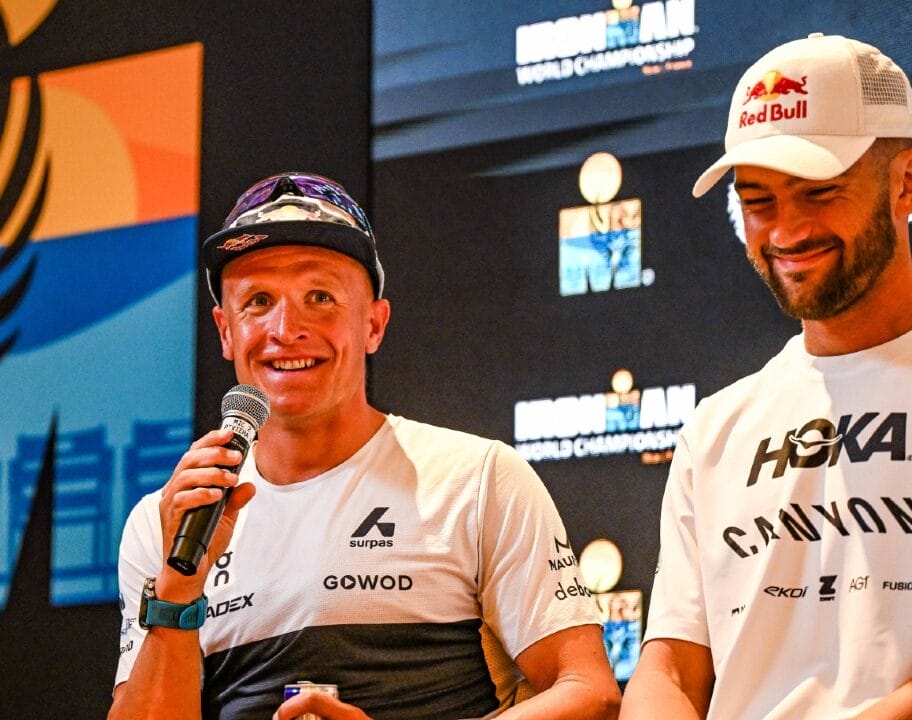 Kristian Blummenfelt Sam Laidlow IMWC press conference 2025