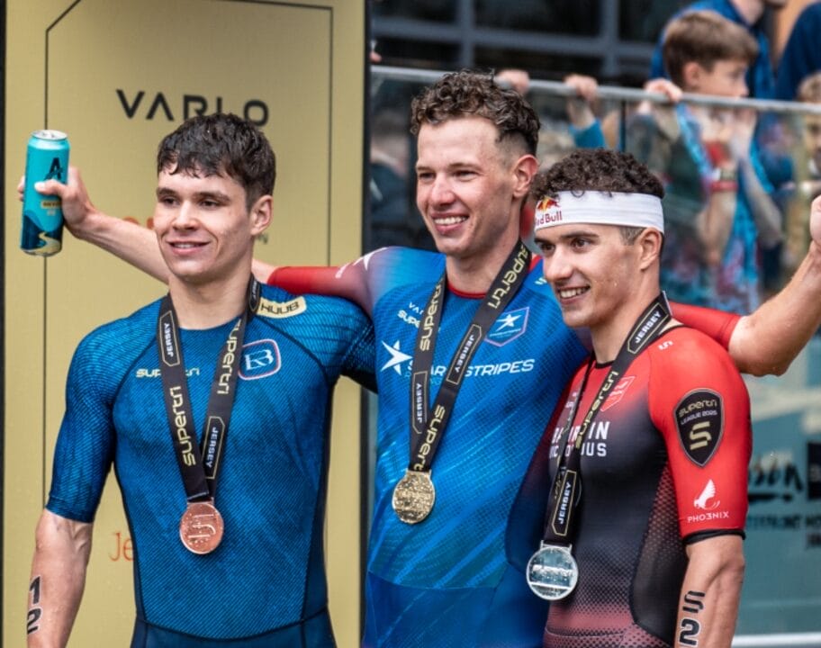 Mens podium Vilaca Lehmann Conway Supertri Jersey 2025