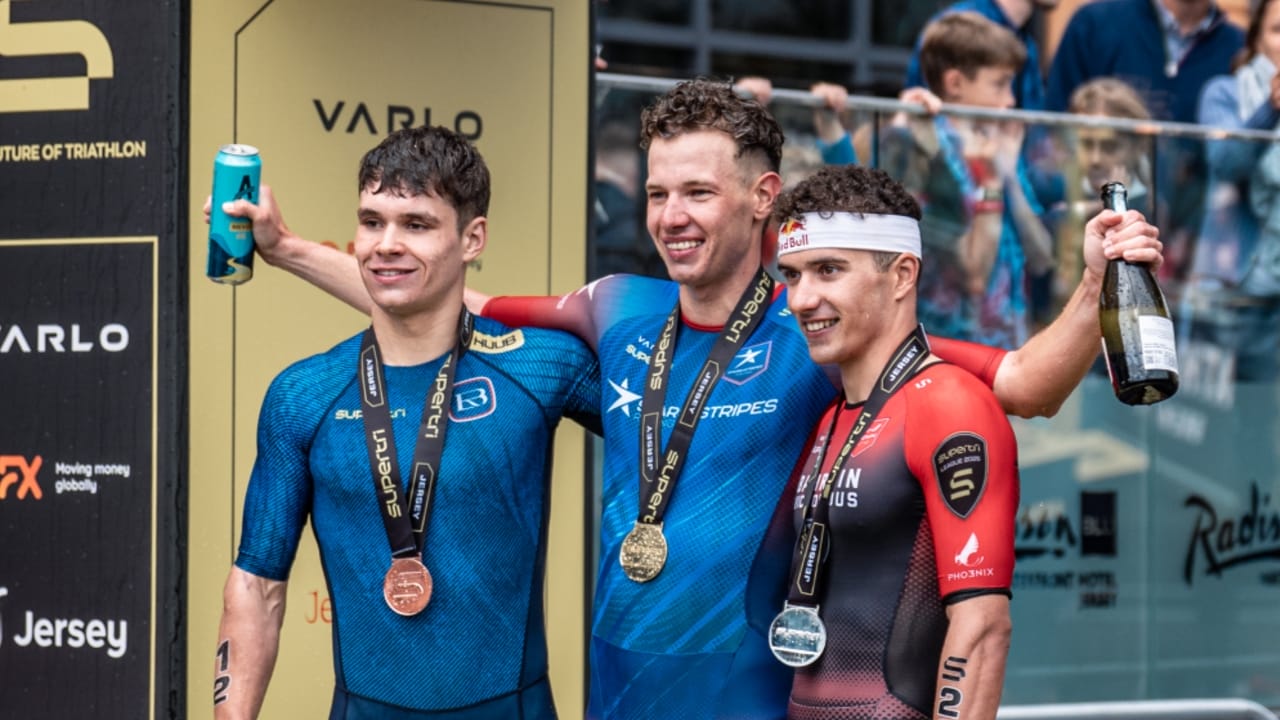 Mens podium Vilaca Lehmann Conway Supertri Jersey 2025