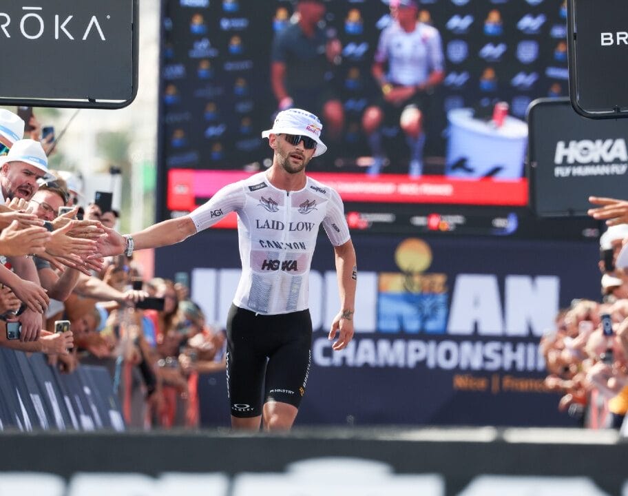 Sam Laidlow IRONMAN World Championship Nice 2025 run