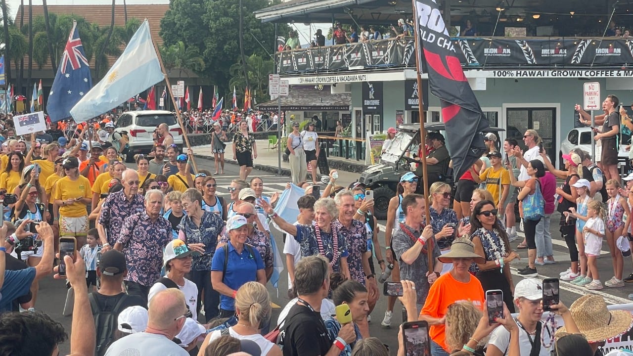 Laura Siddall Kona 2025 day three Parade of Nations