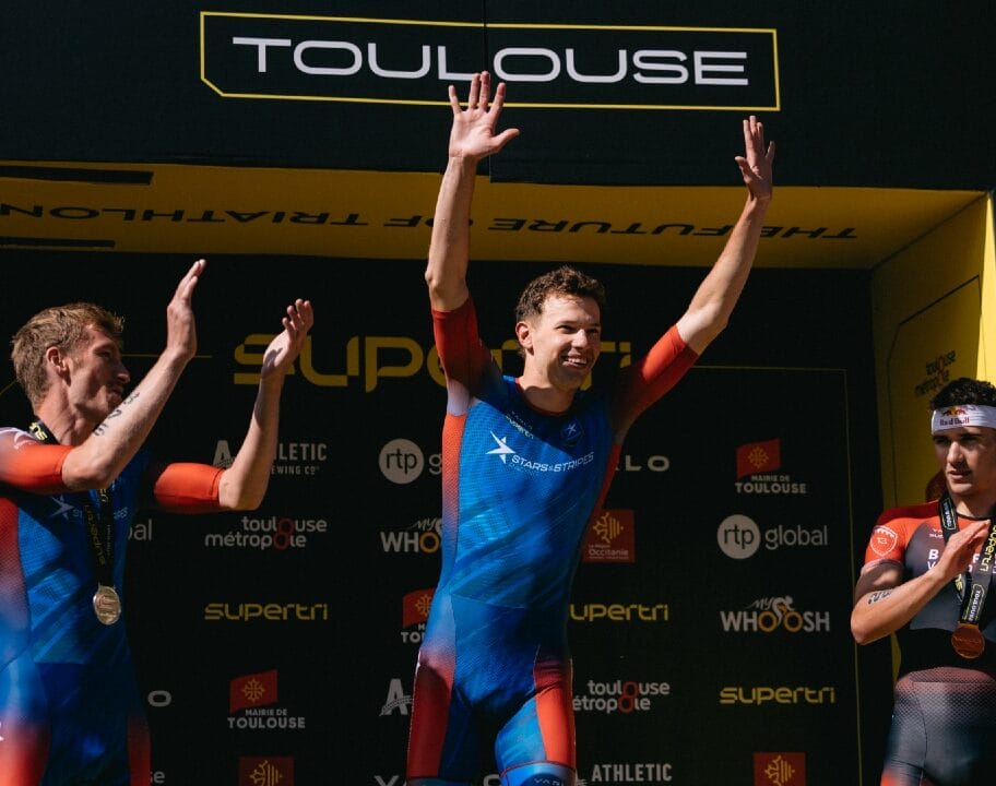 Lehmann Rider Vilaca podium Supertri Toulouse 2025