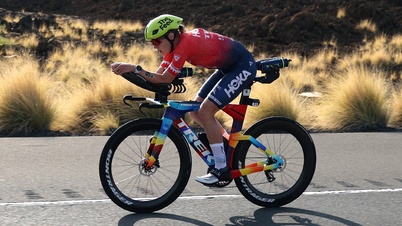 Taylor Knibb bike leg IRONMAN World Championship Kona 2025