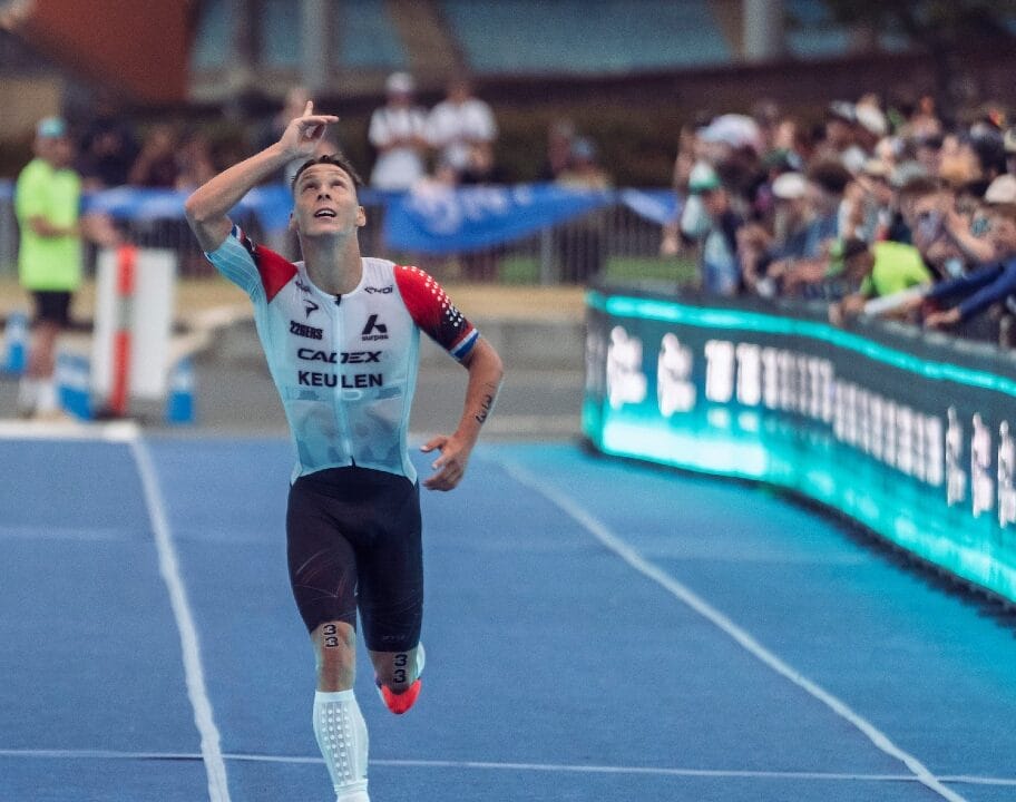 Youri Keulen Wollongong T100 2025 finish line